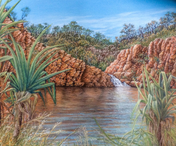 Edith Falls - Soft Pastel Painting